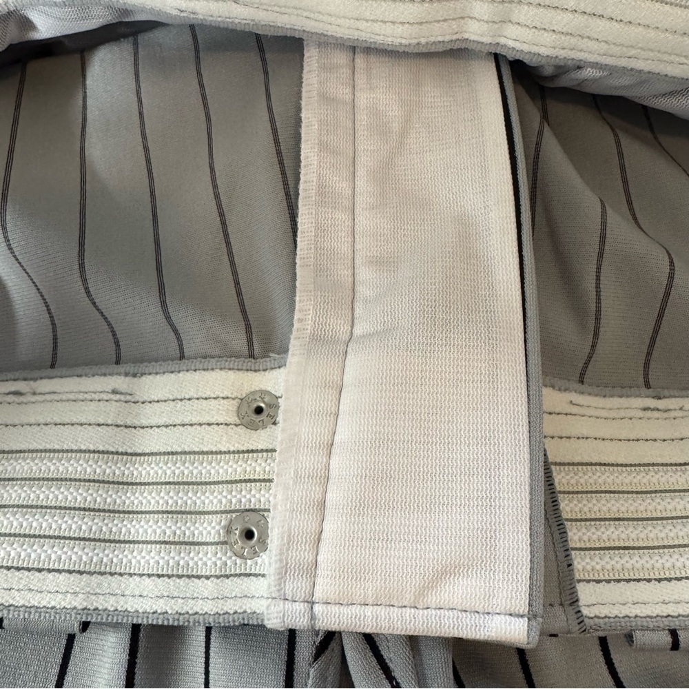 Mizuno Gray Pinstriped Men’s Full‎ Length Baseball Pants 34-36L - Picture 12 of 12